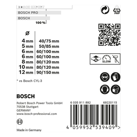 Cyl9 Multiconstruction 7P 45681012 Bosch - 2608900647
