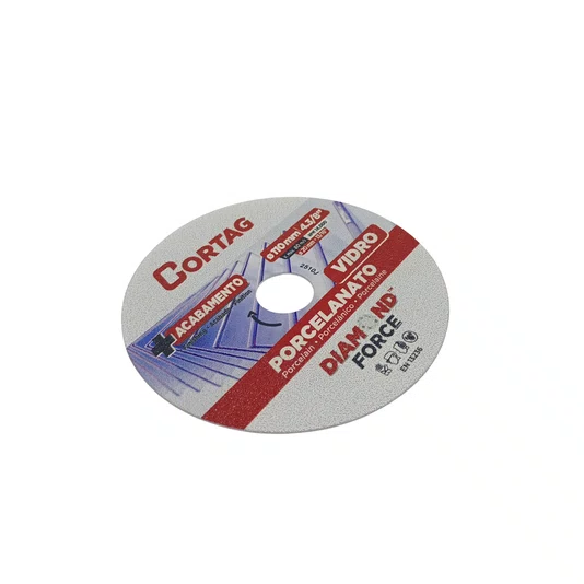 Disco De Corte Diamantado 110Mm 20Mm  Para Vidro E Porcelanato Cortag - 1268062796