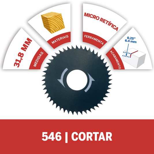 Disco De Corte Dremel Para Madeira Para Acoplamento Miniserra (546)