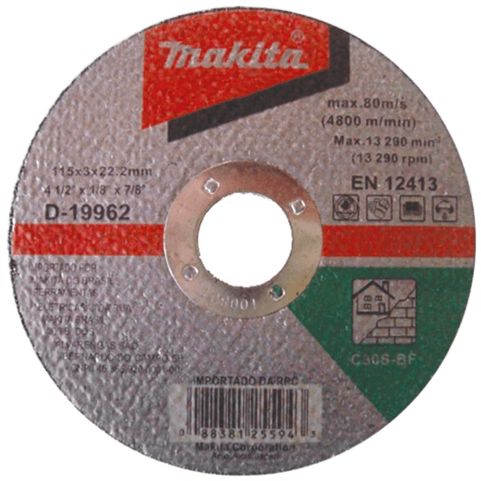 Disco De Corte P/Alvenaria 4" D-19962 - Makita