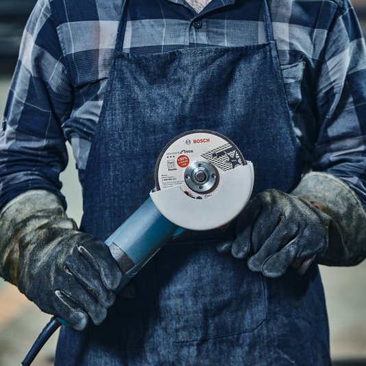 Disco de Corte para Inox Bosch 115mm Grão 60 Kit com 10 unidades
