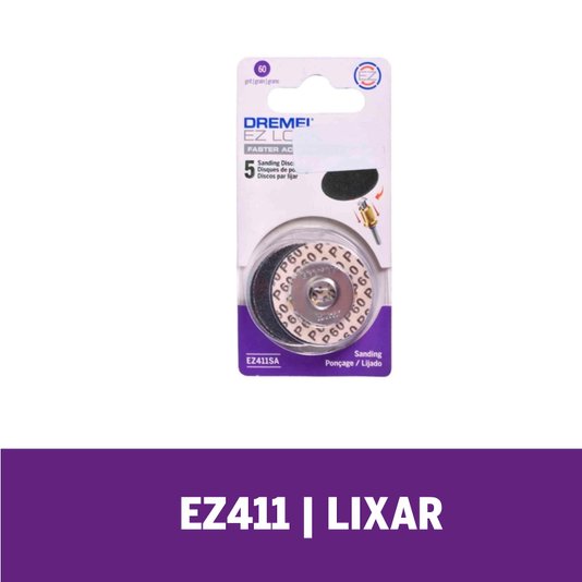Disco De Lixa 31,8Mm Grão Grosso C/Troca Rápida Dremel - Ez411Sa - 2615E411Ad