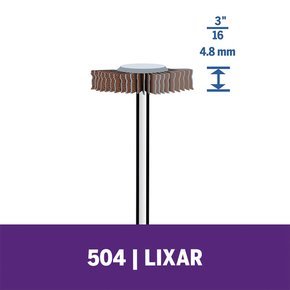 Disco De Lixa Lamelas Grão 80 4,8Mm 3/16" Dremel - 504 - 2615000504