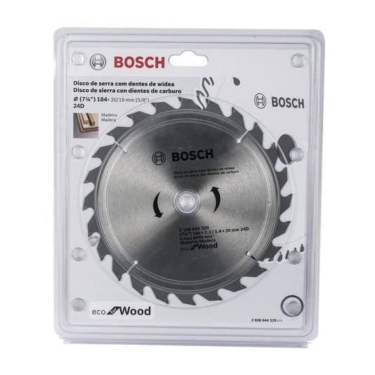 Disco De Serra Circular Eco D184X24T - 2608644329 - Bosch