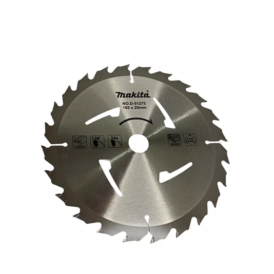 Disco De Serra Para Madeira 185X20Mm 24 Dentes Makita - D-51275