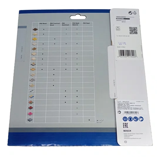 Bosch Disco De Serra Circular 184X20Mm 20 Dentes Para Madeira Pro Wood - 2608643047