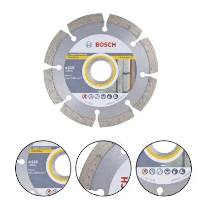 Disco Diamantado Up Segmentado 110Mm Bosch - 2608602717