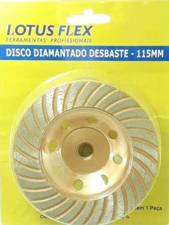 Disco Diamantado Desbaste 115Mm Flex 40/10 - 3450 - Lotus