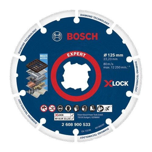 Disco Diamantado Metal 125X2223Mmxlock - 2608900533 - Bosch