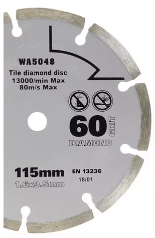 Disco Diamantado P Ceramica P Wa5048