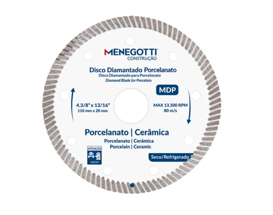 Disco Diamantado Porcelanato Mdp 4.3/8" - 63030118