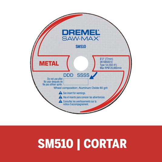 Disco De Corte Metal Saw-Max Dremel - Dsm510 - 2615S510Jb