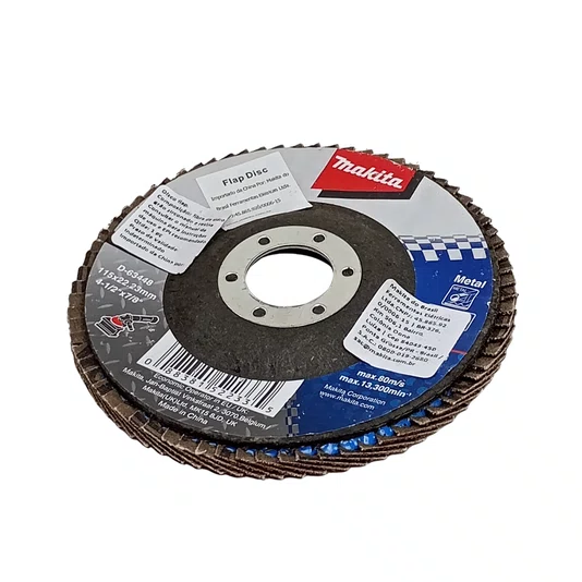 Disco Flap Para Metal 115X22.23Mm Grão A60 Makita - D-63448