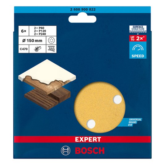 Disco Lixa Expert C470 150Mm G60120240 Bosch - 2608900822