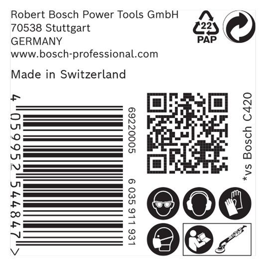 Disco Lixa Expert C470 225 Mm G40 Bosch - 2608901146
