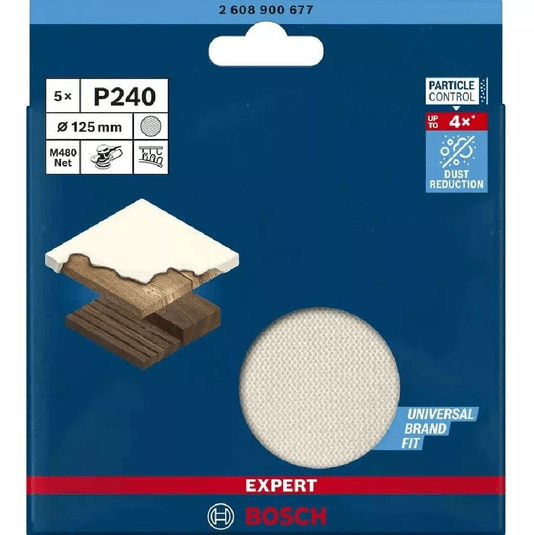 Disco Lixa Expert M480 125Mm G240 5 Un. 2608900677