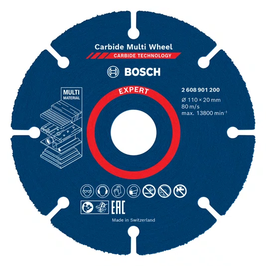 Bosch Disco De Corte De Carbide 110X20Mm Expert Multi Material - 2608901200
