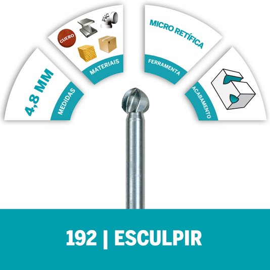 Escareador Ponta Pera 2 Un 4,8Mm Dremel 192 - 26150192Ac