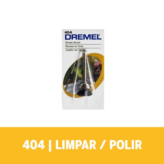 Escova De Cerdas De Nylon 1/2" 12,7Mm Dremel - 404 - 26150404Aa