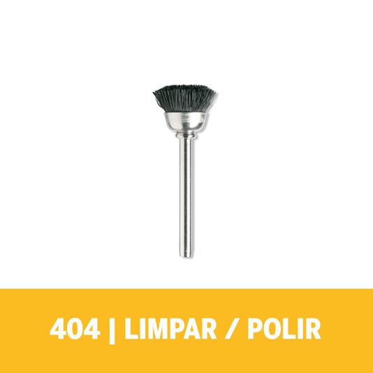 Escova De Cerdas De Nylon 1/2" 12,7Mm Dremel - 404 - 26150404Aa