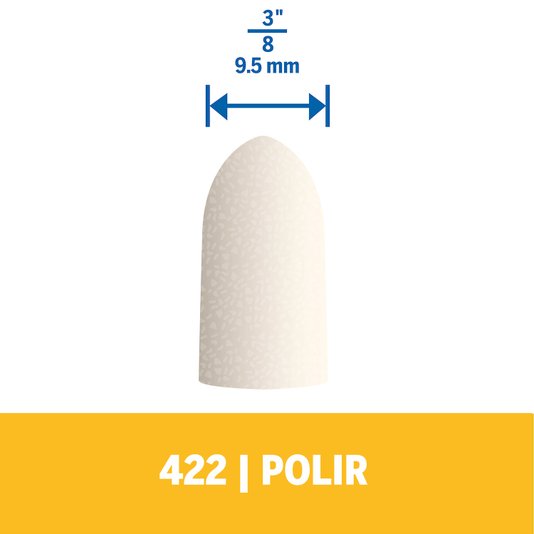 Ponta Disco Feltro Para Polir 9,5Mm 3/8" Dremel - 422 - 2615000422