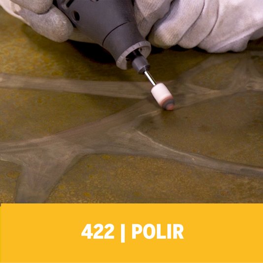 Ponta Disco Feltro Para Polir 9,5Mm 3/8" Dremel - 422 - 2615000422