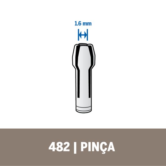 Dremel 482 Pinça De 1,6Mm Para Micro Retíficas - 2615000482