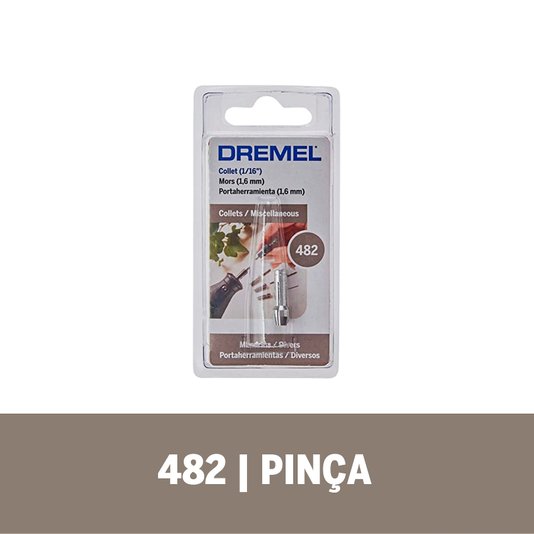 Dremel 482 Pinça De 1,6Mm Para Micro Retíficas - 2615000482