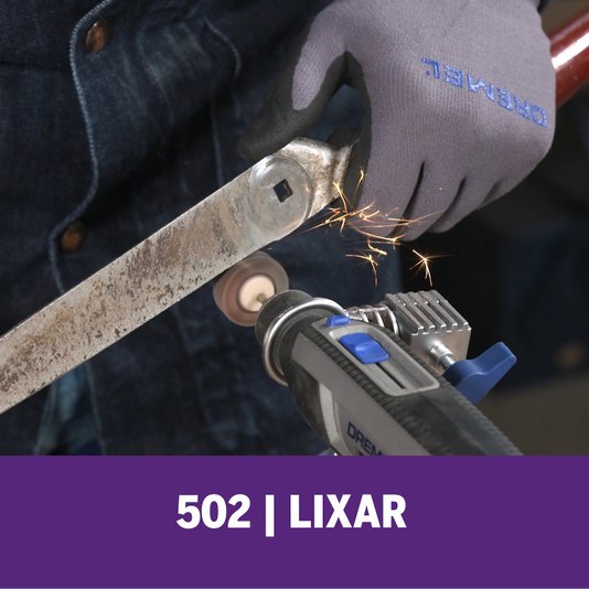 Disco Lixa 9,5Mm Grão P80 Dremel 502 - 2615000502
