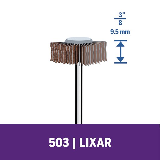 Disco Flap 9,5Mm Multiuso De Grão 120 Médio Dremel - 503 - 2615000503