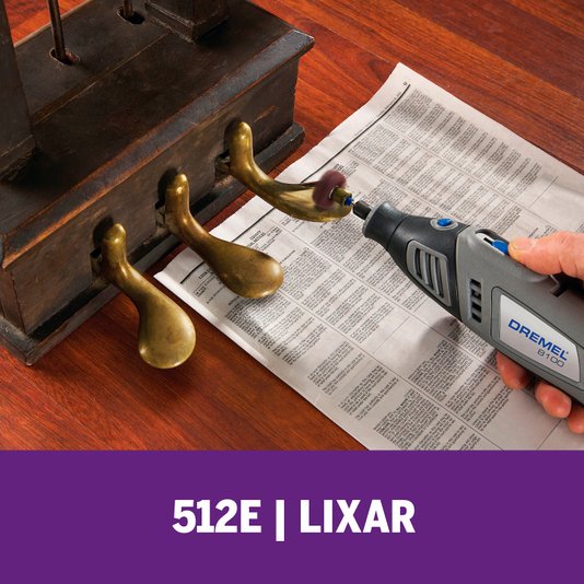 Disco De Lixa Ez-Lock P/ Acabamento Grão 320 Dremel - Ez512 - 2615E512Ac