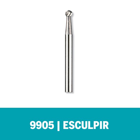 Escareador Esférico Carbureto Tungstênio 1/8" 3,2Mm Dremel - 9905 - 2615009905