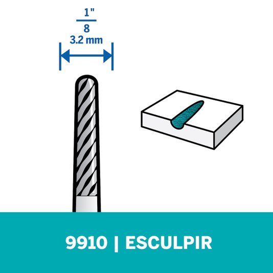 Escareador Tungstênio 3,2Mm Dremel 9910 - 2615009910