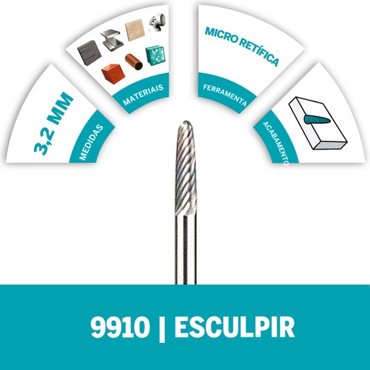 Escareador Tungstênio 3,2Mm Dremel 9910 - 2615009910