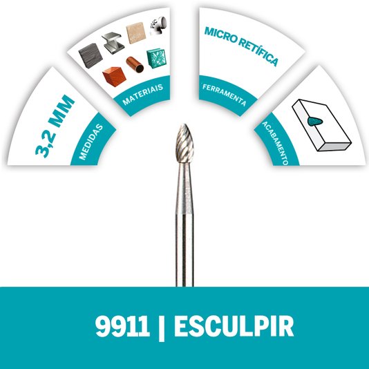 Escareador 3,2Mm Tungstênio Dremel - 9911 - 2615009911