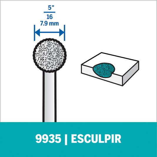 Escareador Ponta Montada Tungstênio 5/16" Dremel - 9935 - 2615009935