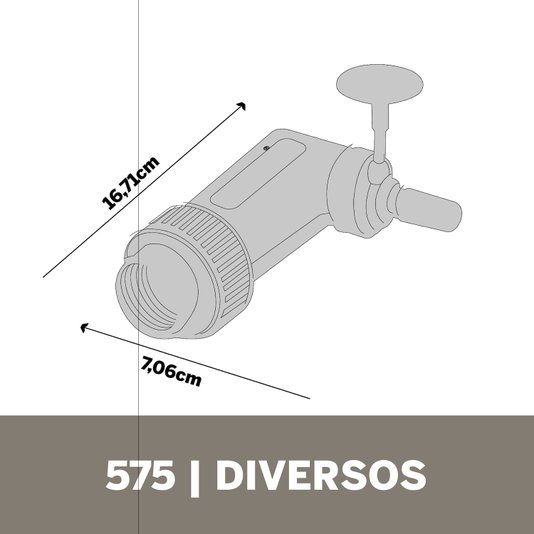 Acoplamento De Ângulo Reto Dremel - 575 - 26150575Ad
