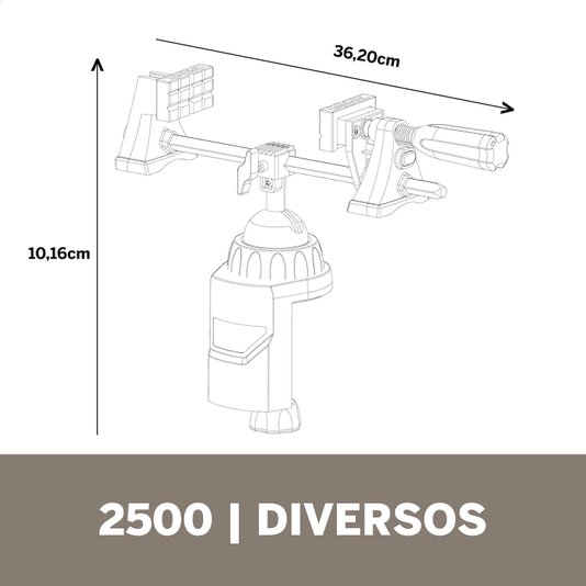  Morsa Multidirecional Multi-Vise Dremel - 2500 - 26152500Jb