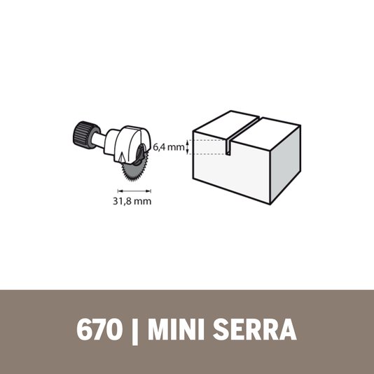 Acoplamento De Mini Serra Dremel - 670 - 26150670Ac