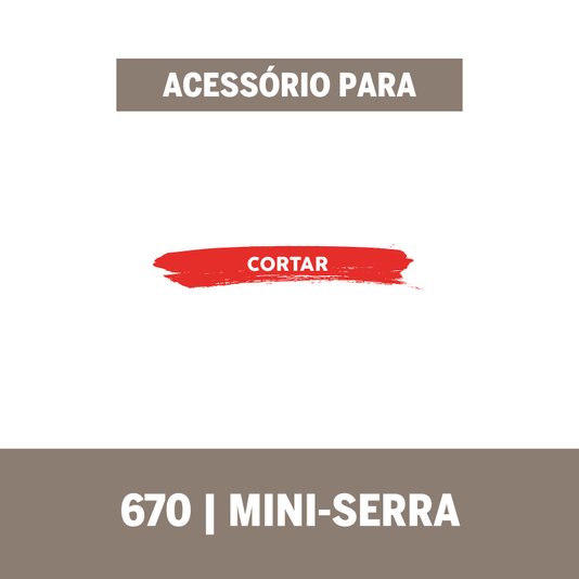 Acoplamento De Mini Serra Dremel - 670 - 26150670Ac