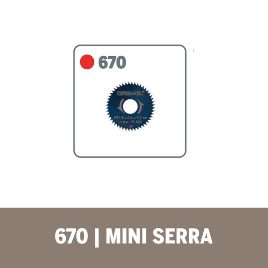 Acoplamento De Mini Serra Dremel - 670 - 26150670Ac