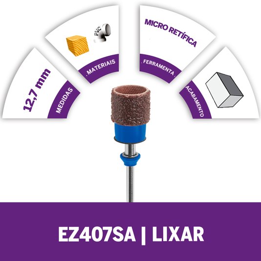 Mandril Troca Rápida Para Tubo De Lixa 13Mm Dremel - Ez407Sa - 2615E407Ab