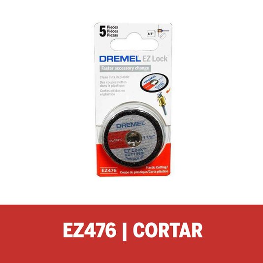 Disco Corte Ez-Lock Para Plástico 38,1Mm Dremel Ez476 - 2615E476Ae