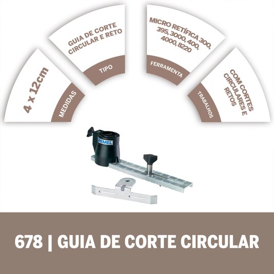 Dremel Guia De Corte Circular E Paralelo 26150678Af000