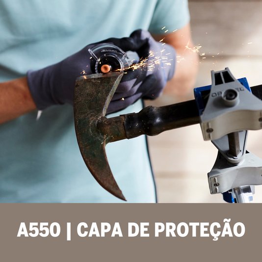 Capa Proteção + 4 Acessórios Dremel A550 - 2615A550Ab