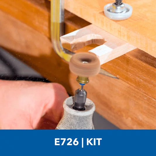 Kit Dremel 726 Ez Lock  Para Lixar E Polir - 2615E726Aa