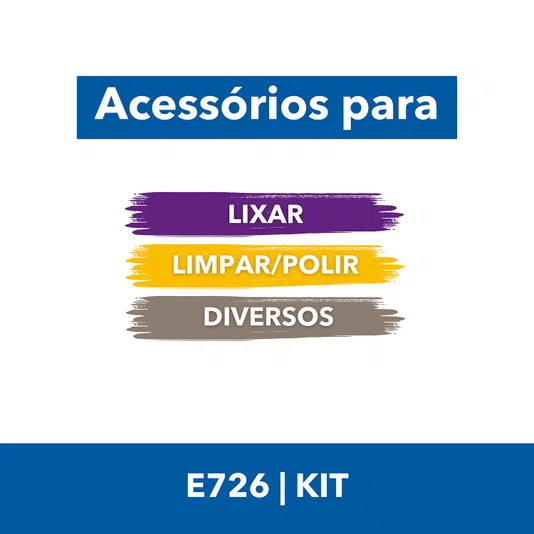 Kit Dremel 726 Ez Lock  Para Lixar E Polir - 2615E726Aa