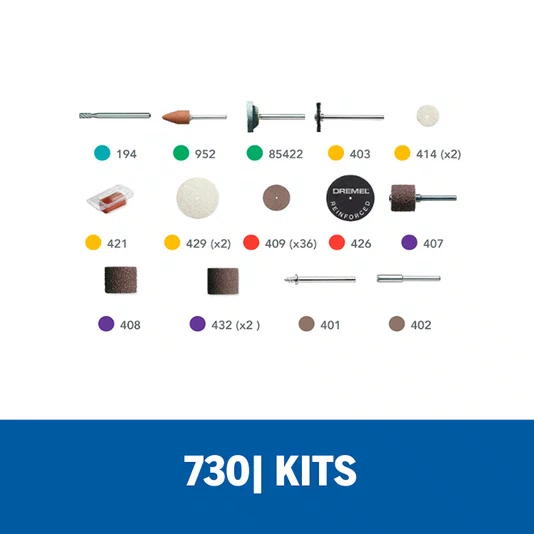 Kit Dremel 730 Para Aplicações Diversas - 26150730Aa