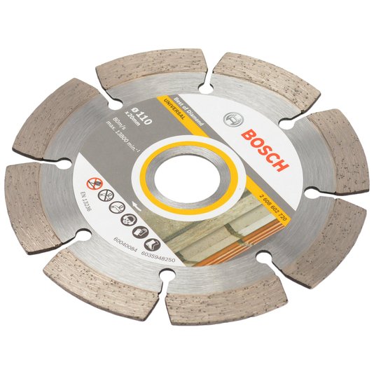 Disco De Corte Diamantado Universal Segmentado 110 Mm Bosch - 2608602720