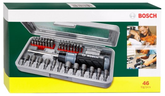 Jogo De Pontas P/ Parafusar C/46 Peças - 2607017399 - Bosch